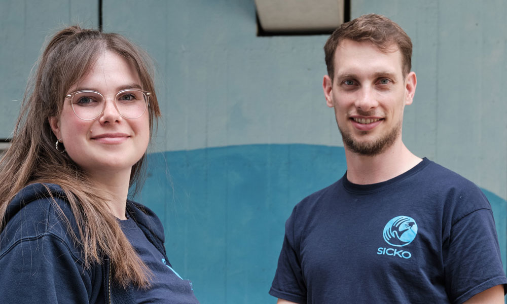 Das Projektteam: Anna-Lena Herbach und Dr. Urs Mücke