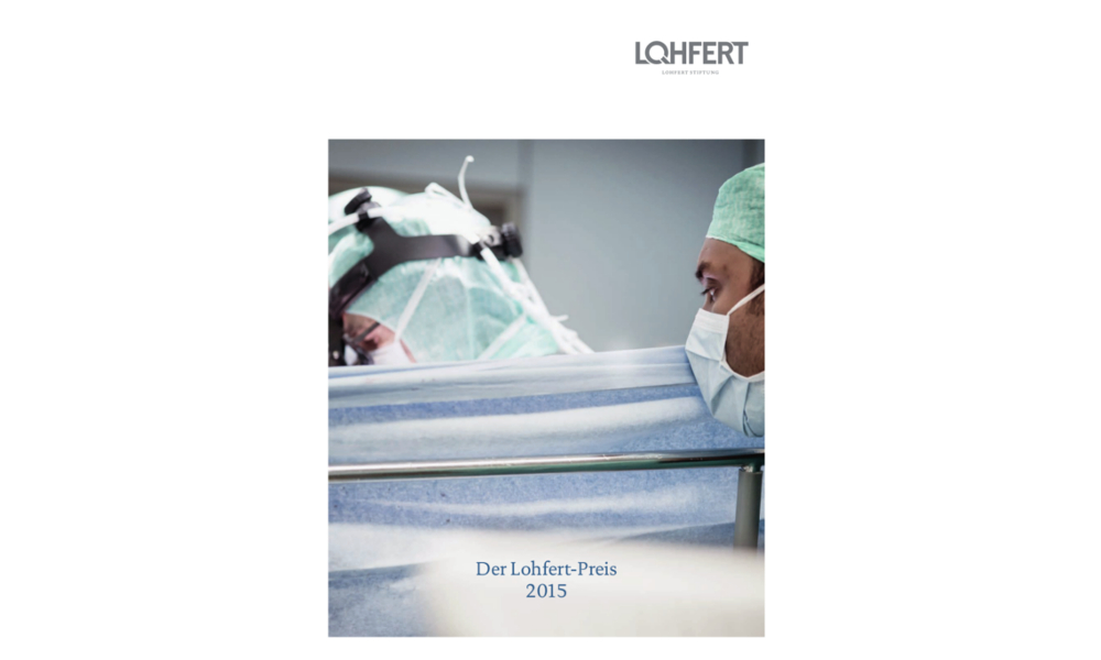 Broschüre Lohfert-Preis 2015