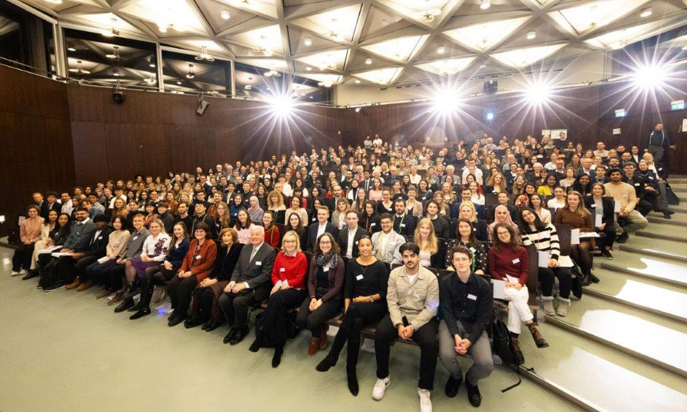 Verleihfeier der Deutschlandstipendien an der Universität Hamburg im Februar 2024, Foto: Daniel Müller