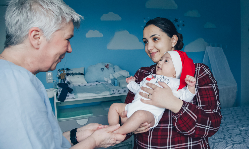 Das multiprofessionelle Team von Leuchtturm Hamburg e.V. begleitet Eltern in der Phase des Übergangs aus dem Altonaer Kinderkrankenhaus nach Hause. Foto: Erika Görz