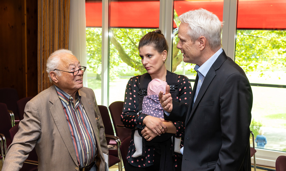 Zu Gast: Prof. Dr. Peter Kalmàr mit Dr. Viola Sinirlioglu und Kuratoriumsmitglied Dr. Andreas Beilken