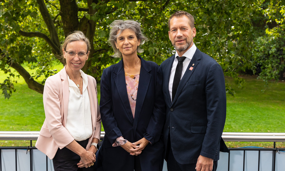Schirmherrin und Vorstand: Carolina Lohfert Praetorius, Dr. Regina Klakow-Franck und Prof. Dr. Dr. Kai Zacharowski